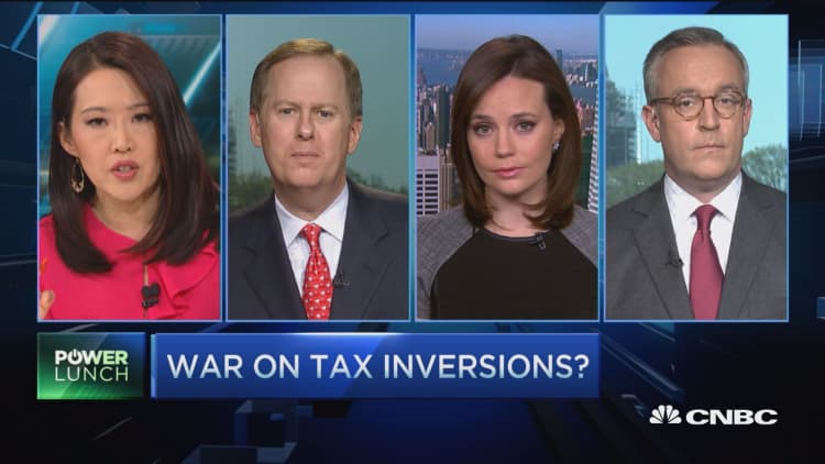 Treasury & government's war on inversions 