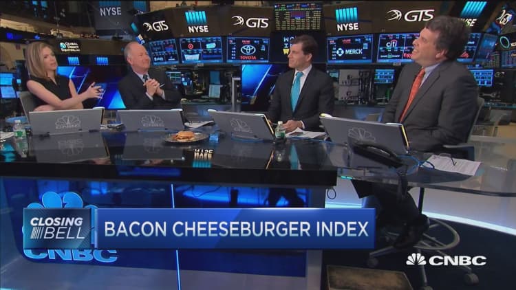 What a bacon cheeseburger is telling you about the Fed 