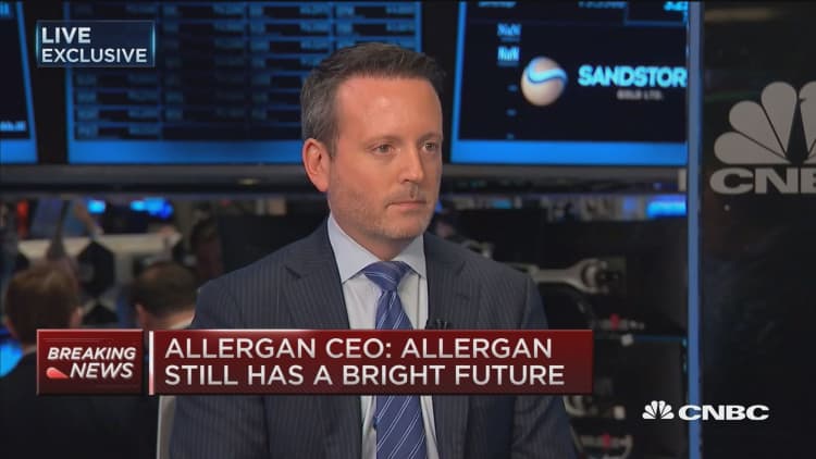 Allergan CEO: Treasury appears to have targeted our merger