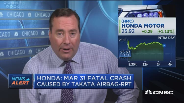 Honda fatal crash caused by Takata airbag: Rpt