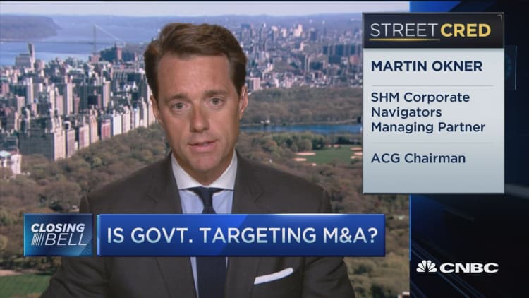Is the government targeting M&A?