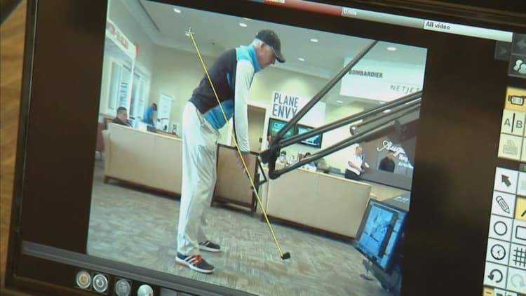 Learn how to golf with a robot