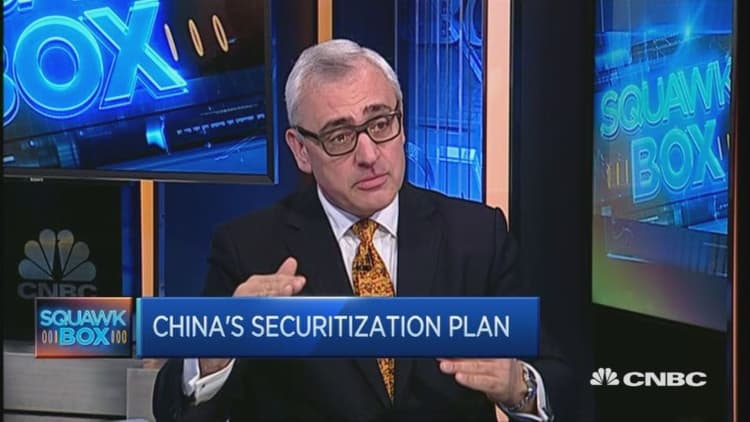 China's securitization market is growing: BoA