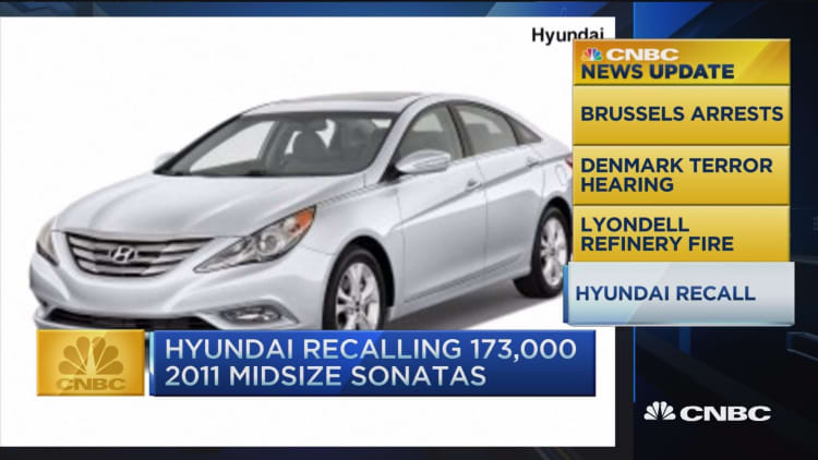 CNBC update: Hyundai recall