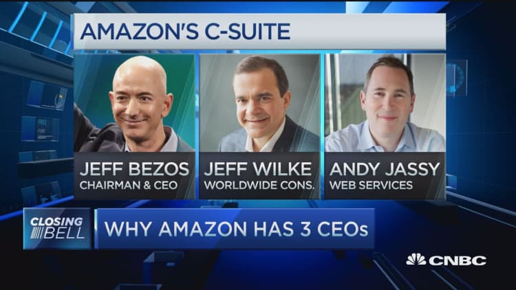 Amazon's CEO triple play