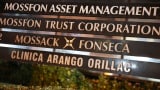 The sign in front of the building that houses Mossack Fonseca in Panama City. The law firm has been at the center of the Panama Papers scandal.