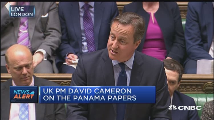 Cameron: I want to put the record straight