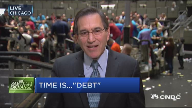 Santelli Exchange: Time is...'debt'