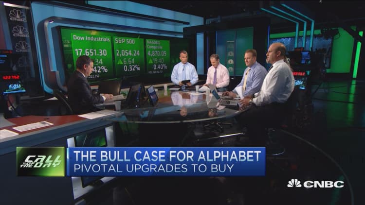 Traders dig into Alphabet 'buy' call