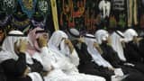 Saudi Shiite Muslims mourn on the tenth day of the mourning period of Muharram, which marks the day of Ashura.