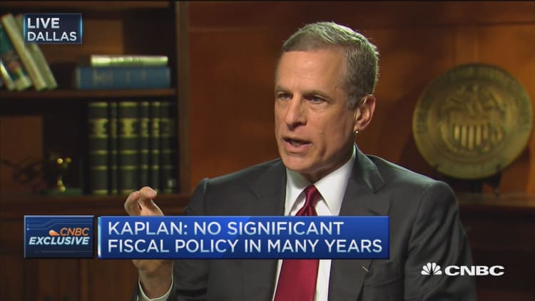 Fed's Kaplan: Need big issue discussions