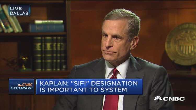 Fed's Kaplan wants mutual fund changes