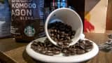 Coffee beans of Starbucks.
