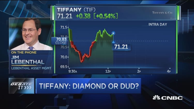Trader thinks Tiffany 'a diamond'