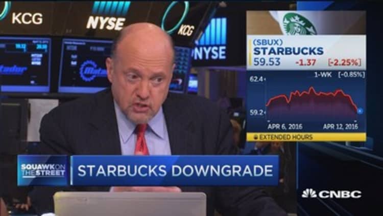 Cramer: I don't mind the Starbucks downgrade