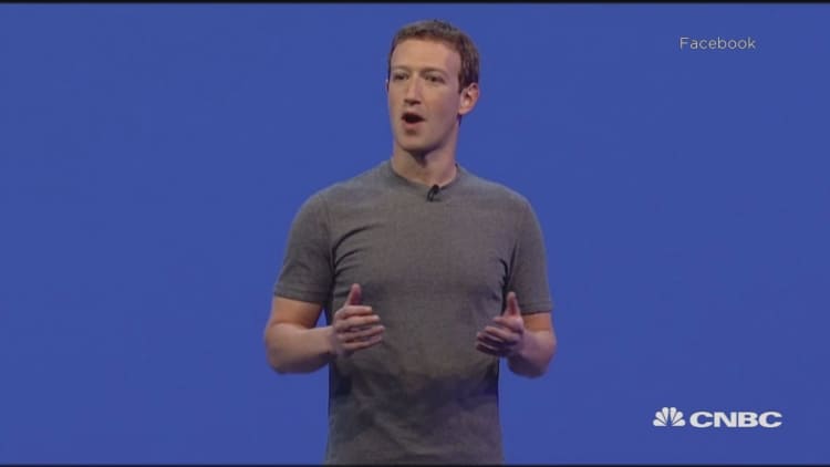 Zuckerberg delivers keynote address at F8 conference