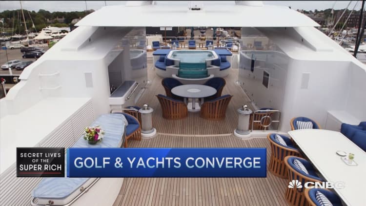 Golf clubs to match your yacht