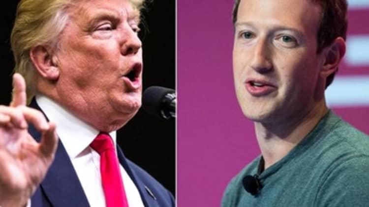 Trump vs. Zuckerberg