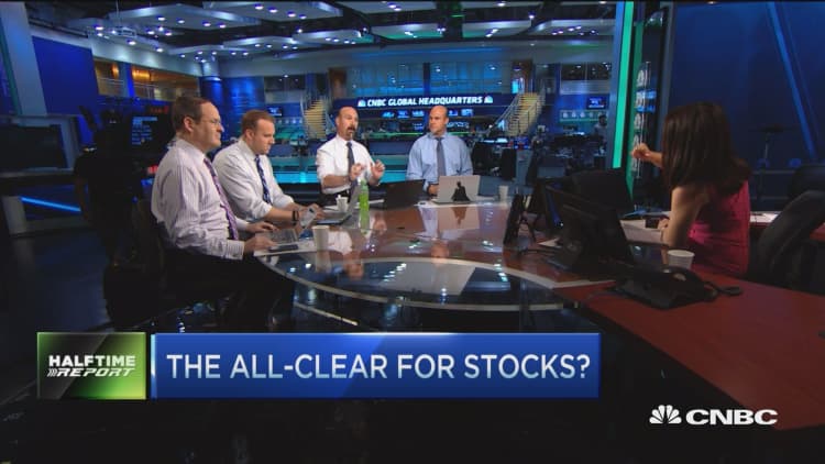 The all-clear for stocks?