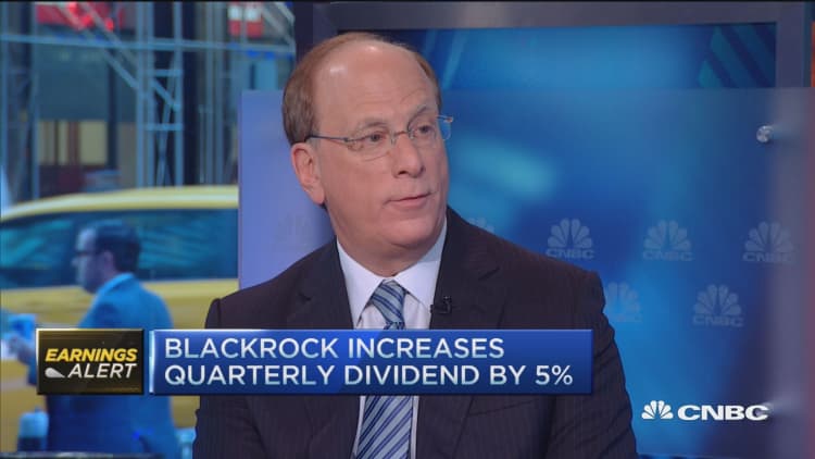 BlackRock's Fink: Fiscal reform talk will rally stocks