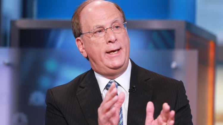 BlackRock CEO sees 'more to go on the upside' for the stock market