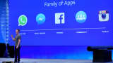 Mark Zuckerberg, founder and chief executive officer of Facebook Inc., speaks during the Facebook F8 Developers Conference in San Francisco, California.