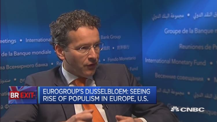 We need stability in Europe: Eurogroup president 
