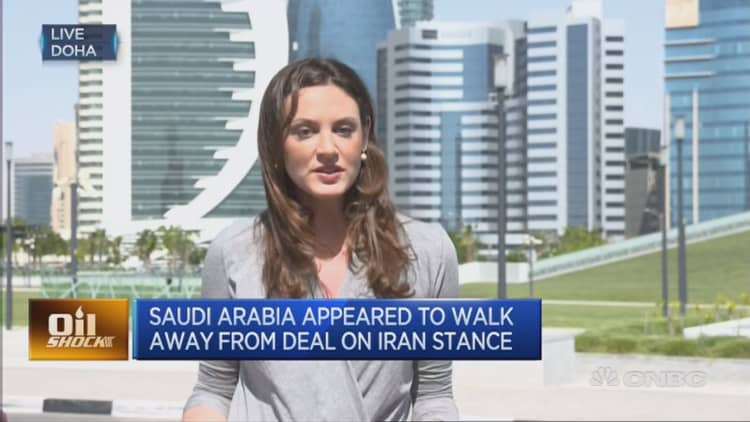 Saudi Arabia takes a hard line at Doha meeting