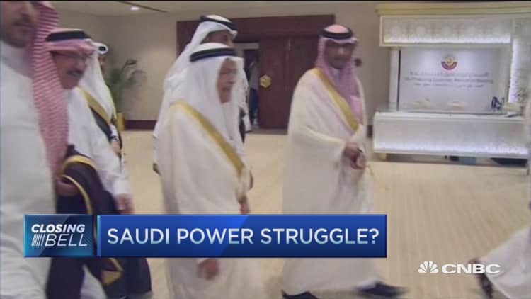 Saudi power struggle?