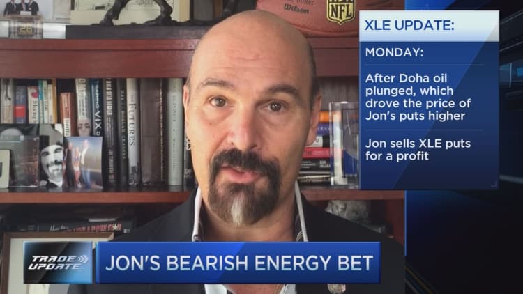 Jon Najarian's Bearish Energy Bet