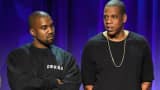 Tidal launch event with Kanye West and Jay-Z