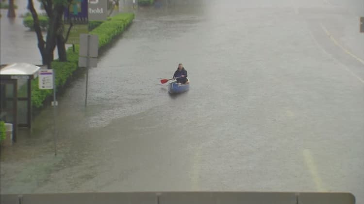 Houston hit by historic flood