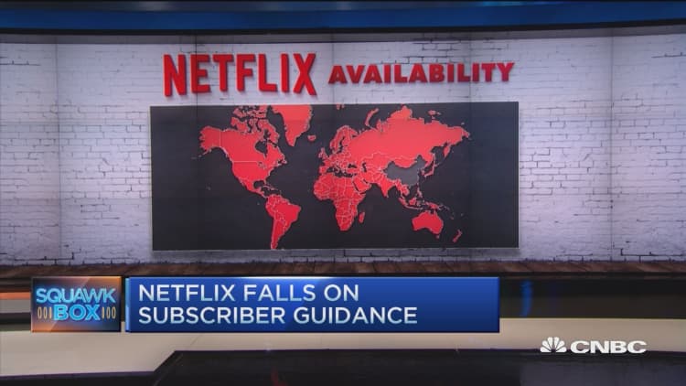 Netflix falls despite earnings beat 