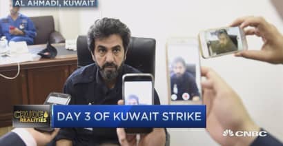 Day 3 of Kuwait strike 