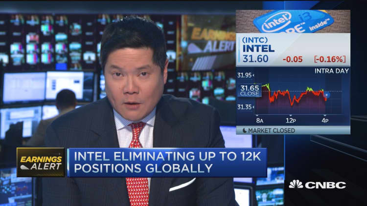 Intel eliminating up to 12K positions globally