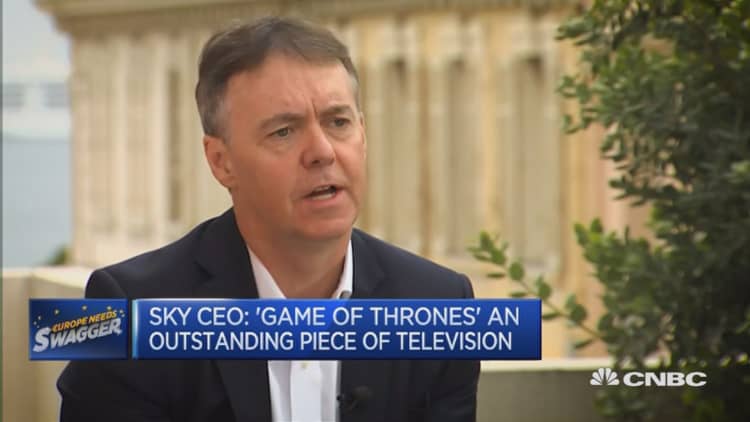 Who better to partner with than HBO: Sky CEO