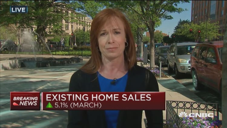 Existing home sales up in March