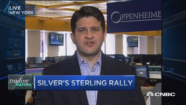 Trading Nation: Silver's sterling rally
