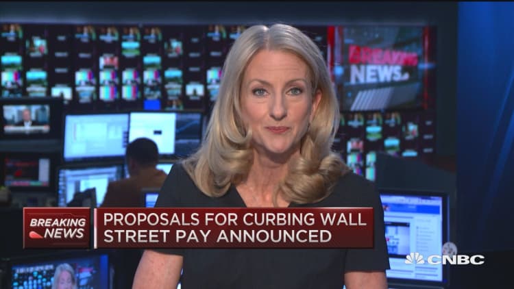 New proposals for curbing Wall St. pay