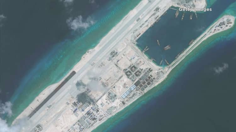 China to build up atoll in South China Sea