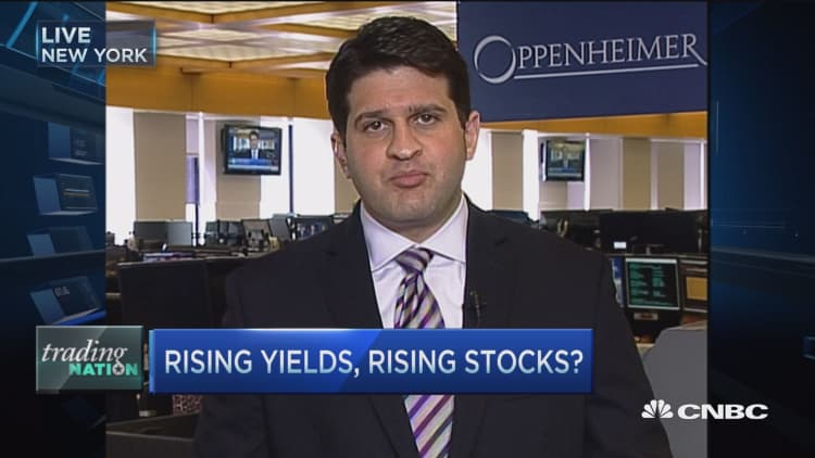 Rising yields, rising stocks? 