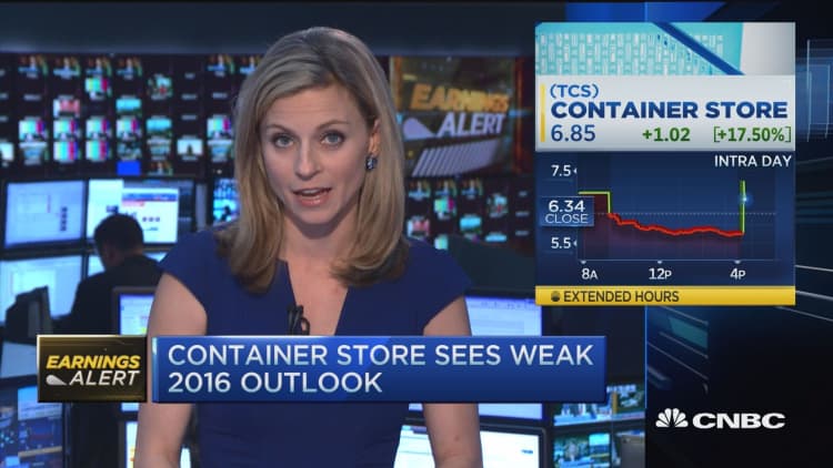 Container Store beats on revenue