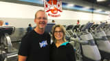 Steve and Trish Clinefelter, co-owners of four Crunch Fitness franchises in Orange County, California