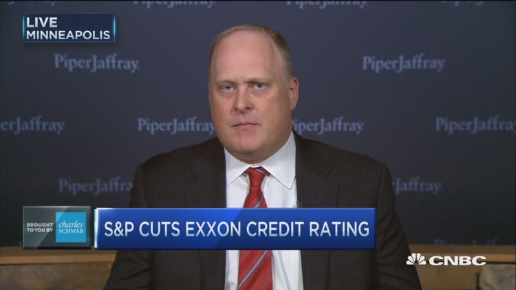 Trading Nation: S&P cuts Exxon credit rating