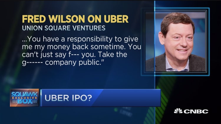 Fred Wilson doesn't have money in Uber: CEO