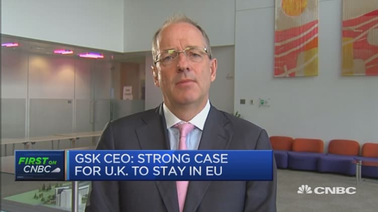 Strong case for UK to stay in EU: GSK CEO 