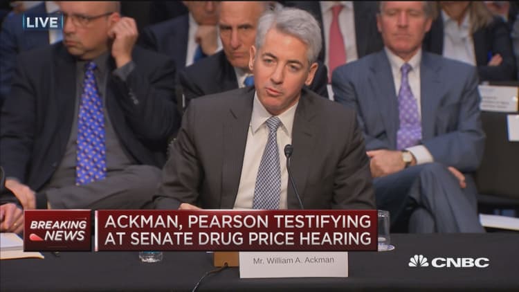 Bill Ackman testifies on Valeant
