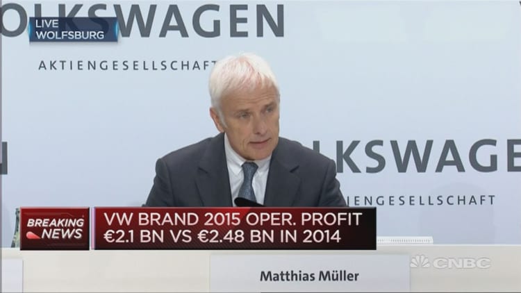 VW operating business is in ‘good shape’: CEO