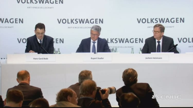 Volkswagen CEO on settling with US authorities