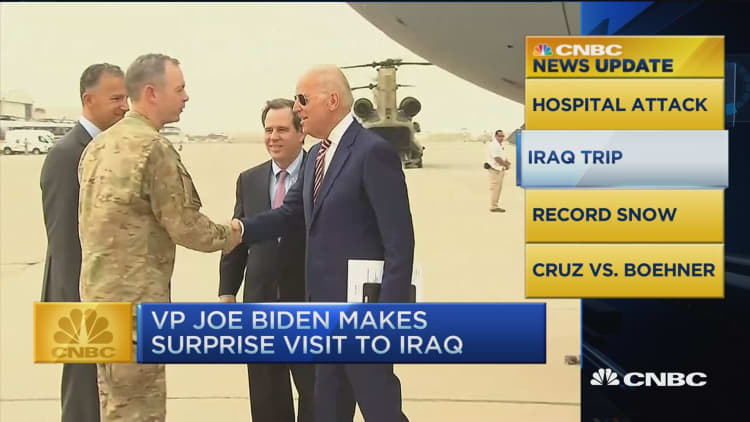 CNBC update: VP Biden's surprise trip to Iraq